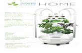 TOWER GARDEN BY JUICE PLUS+ Baby Greens Known for their ... · BY JUICE PLUS+ Baby Greens Known for their tenderness, light flavor & texture LED Indoor Grow Lights Ideal for indoor