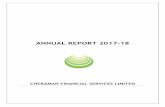 ANNUAL REPORT 2017-18 · A.P.M Mohamed Hanish, IAS - Managing Director 13. Dr. Shamsheer V P - Director 14. Mr. P. Siddeek Ahmed Haji - Director Company Secretary CS Meera C Chief
