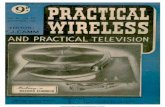 PRACTICALJELEVISION · of any of these are therefore expressly forbidden, " Practical Wireless " incorporates " Amateur Wireless." receivers to -day indicates t hat manufacturers
