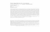 Fast algorithms for universal quantification in large ... · However, relational completeness also requires universal quantification, i.e., the ability of a database system to evaluate