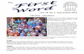 VBS 2016 – AMAZING!fpcsouthlyon.com/wp-content/uploads/2016/08/July-and-August-201… · 08/07/2016  · July/August 2016 The First Word Page 1 Vol. 18 No. 7 July/August 2016 The