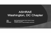 ASHRAE Washington, DC Chapter€¦ · The Washington Marriot Marquis is pursuing LEED® Silver. An all-glass entrance, skylights, and structural glass curtain walls reduce the need