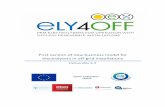 D6.3 First version of new business model for electrolysers in off …ely4off.eu/wp-content/uploads/2018/02/D6.3-First-version-of-new... · D6.3 First version of new business model