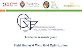 Field Studies 4 Micro Grid Optimization · Field Study Abroad - Overview Field Study Abroad is a 1 month journey in developing countries, where main activities held are field visits
