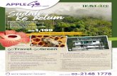 Search for the Rafflesia spot • Explore the salt lick RM1,199€¦ · MICE THEMATIC PROJECT Let's Chat 03-2148 1778 Ke ah m RM1,199 BRIEF ITINERARY DAY 1 KUL – ROYAL BELUM (-