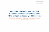 Consultation on Information and Communications Technologymanagement and data handling skills; and • support from the majority of respondents for a range of standard setting development