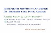 Hierarchical Mixtures of AR Models for Financial Time ...risklab.es/es/jornadas/2002/Risklab2002.pdfMemory effects (IBEX 35) 12. 13 Failure of normal model: Heavy tails. 14. 15 Empirical
