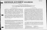 Regulatory Guide 1.20, Revision 1, 'Comprehensive ...1.7 Non-Prototype, Category Ill. A reactor inter- nals configuration with substantially the same arrange- ment, design, size, and