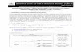 RESERVE BANK OF INDIA SERVICES BOARD, MUMBAI€¦ · RESERVE BANK OF INDIA – DIRECT RECRUITMENT FOR THE POSTS IN COMMON SENORITY GROUP (CSG) STREAMS – PANEL YEAR 2017 . IMPORTANT