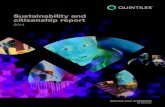 Sustainability and citizenship report · 2019. 8. 13. · 2014 Sustainability and Citizenship Report Progress summary 9 • Objective: Reduce paper waste by 20% at Quintiles’ larger