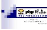 PHP Nuke Seminar - THM hg10013/Lehre/MMS/SS04_WS0405/kun · PDF file Why this Presentation. Page Table of Contents : Motivation What is PHP Nuke History and Concept of Nuke ... Use