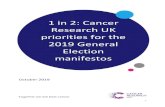 1 in 2 - Cancer Research UK · power to make healthy choices for their family. The current system pushes families towards unhealthy options, with children using pester power to influence