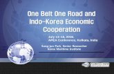 One Belt One Road and Indo-Korea Economic CooperationShifting the global economic center of gravity towards Asia: Trade flows From ‘09 to ‘29, Asia-linked trade flows are projected