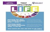 2019 Spectrum Program€¦ · 6 Purple A BROOKE BROWN Emily Kriegel MADDY MILLER Paige Norland Leisure, Youth, and Human Services Art Education Speech-Language Pathology Leisure Youth