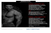 !!!GET!! Designed & Created by Guru Mann RIPPED! MONDAY – … · 2018. 6. 23. · MONDAY – SHOULDERS & ABS 1a) Standing Barbell Press 4 x 10 reps 1b) Standing Single DB Press