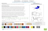 MODEL #11820, 11821 Flavors P-Tablet Arm Chair 3-2-1™ Desksmithsystem.com/.../04/11820-11821-Flavors-PTablet.pdf · MODEL #11820, 11821 The shell is 100% virgin polypropylene material