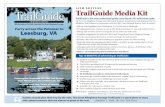 14TH EDITION TrailGuide TrailGuide Media Kit · TrailGuide Media Kit TrailGuide is the only authorized guide covering all 332 miles that make up the Great Allegheny Passage and C&O