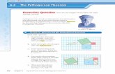 6.2 The Pythagorean Theorem - Big Ideas Learning 8/06/g8_06_02.pdfSection 6.2 The Pythagorean Theorem 239 EXAMPLE 2 Finding the Length of a Leg Find the missing length of the triangle.