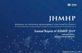 Annual report of JHMHP 2019-20200107cdn.amegroups.cn/static/application/89b94015d988b934767ba22b408e9c12.pdftopics, and common challenges in the field of hospital management and health