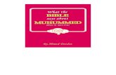 What the Bible says about Muhummed (p.b.u.h.)€¦ · Birthday celebration of the Holy Prophet Muhummed. Knowing that in that Province of What the Bible says about Muhummed (p.b.u.h.)