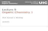CHEM 232 Organic Chemistry I University of Illinois at ...ramsey1.chem.uic.edu/chem232/page7/files/Chem 232 Lecture 9.pdfUniversity of Illinois UIC at Chicago CHEM 232, Spring 2010