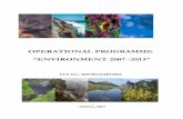 OPERATIONAL PROGRAMME “ENVIRONMENT 2007 -2013” · 2018. 2. 8. · operational programme “environment 2007 -2013” cci no: 2007bg161po005 sofia, 2007. 2. table of contents: