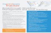 Comindware Tracker Data Sheetdl2.comindware.com/pdf/Breakthrough_Workflow_Management_and… · SharePoint visually with no coding required. Comindware Tasks for Outlook™ Empower