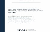 Trends in Absolute Income Mobility in North America and Europe · IFAU - Trends in Absolute Income Mobility in North America and Europe 5 . This paper makes three main contributions