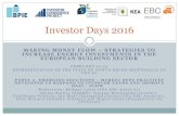 Investor Days 2016 - BPIEbpie.eu/wp-content/uploads/2016/03/InvestorDays2016_Panel2_Feb23_ALL.pdfICP Funding This project has received funding from the European Union’s Horizon 2020