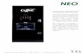 Freestanding Coffee Machine - RSL...The NEO machine combines . a stunning visual design with delicious coffee at the touch of a screen. It combines coffee, chocolate and frothed milk