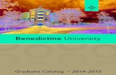 Benedictine UniversityNON-DISCRIMINATION POLICY . Benedictine University is an equal opportunity educator and employer. The University admits students of any age, religion, race, color,