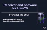 Receiver and software for HamTV€¦ · TT S2-1600 Internals 650MHz-2600MHz receiver STV6110 processes RF signal and gives I and Q signals QPSK demodulator, STV0903, Processes I and