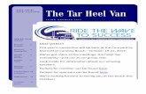 NORTH CROLINA MOVERS ASSOCIATION The Tar Heel Van · 2017. 10. 12. · Memberships and community activity – Get out of the office and net-work! Join your local chamber of commerce,