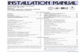 INSTALLATION MANUAL - Dominion Energy · • US: Current edition of the NFGC and NFPA 90B. For copies, con-tact the National Fire Protection Association Inc. Batterymarch Park Quincy,