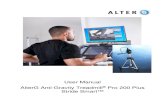 User Manual Pro 200 Plus Stride Smart™ - AlterG€¦ · Stride Smart for the Pro 200 Plus AlterG ® Anti-Gravity Treadmill ® will perform as described in this Operation Manual