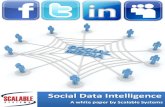 Social Data Intelligence - Scalable Digital · Social Business Intelligence Social business intelligence is the capturing of social networking feeds and social media monitoring, combined