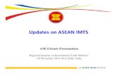 Updates on ASEAN IMTS - United Nations · Updates on ASEAN IMTS ASEANstats Presentation Regional Seminar on International Trade Statistics 3-6 November 2014, New Delhi, India. Data