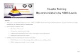 Disaster Services Unit: Disaster Training Recommendations ... Training...S-212 Wildland Fire hain Saws ourse ureau of Indian Affairs, ranch of Wildland Fire Management - Recommended