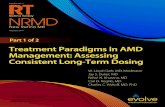 Treatment Paradigms in AMD Management: Assessing ...randomly assigned 1,098 patients to ranibizumab 0.5 mg or 2.0 mg intravitreal injections administered monthly or on a PRN basis