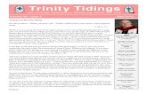 Trinity Tidings - Amazon S3€¦ · to spend a few more minutes with the Lord in prayer? Trying to pray--every day, trying--could very well lead, before too long, to you doing it