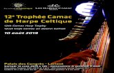 12e Trophée Camac de Harpe Celtique · 12e Trophée Camac de Harpe Celtique Le 12e concours du Festival Interceltique de Harpe Celtique Camac se déroulera le samedi 10 août 2019