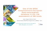 Use of the EFSA Comprehensive European food consumption ...€¦ · 10th Scientific Conference of the BG FP Sofia, Bulgaria, 31.10.2017 Use of the EFSA Comprehensive European food