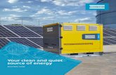Your clean and quiet source of energy · 2020. 9. 7. · Your clean and quiet source of energy ZenergiZe range The new ZenergiZe range from Atlas Copco takes modular energy storage