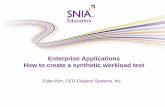 PRESENTATION TITLE GOES HERE Enterprise Applications How ... · PRESENTATION TITLE GOES HEREEnterprise Applications How to create a synthetic workload test . ... NO WARRANTIES, EXPRESS