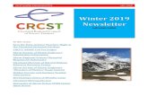 CRCST WINTER 2019 NEWSLETTER VOL. LXXVIIcrcst.org/newsletters/CRCST Winter 2019 Newsletter.pdf · On March 11 to March 14, 2019, between 400 - 500 students will join together at Cleveland