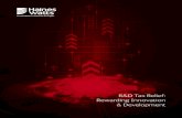 R&D Tax Relief: Rewarding Innovation & Development · Haines Watts - R&D Tax Relief: Rewarding Innovation & Development 5 The most common business activities which generate qualifying