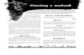 Starting a warband Rules Part 2 - … · from a Witch Hunter and they’ll tear you apart, burn you, decapitate you and excommunicate you from the grace of Sigmar. The Undead The