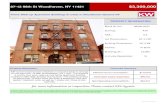 Prime Walk-up Apartment Building(16 units) in Woodhaven ......is a brick, four story, walk-up muti-family apartment building located on 98th St@ Jamaica Ave.Queens. The building consists