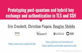 Prototyping post-quantum and hybrid key exchange and ... · Overview Design considerations for hybrid modes of key exchange in general Case studies: designs and experimental outcomes