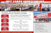 Single Tenant Net Lease Investment Opportunity · Brokerage Services 414.559.6000 Direct 720.376.6805 Office ian.elfner@navpointre.com Highly visible building adjacent to Lowes National